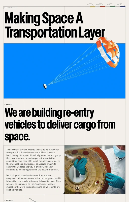Nudge Bold in use by Inversion Space